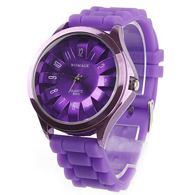 Relógio Quartz Unisexo (Roxo) #00207010